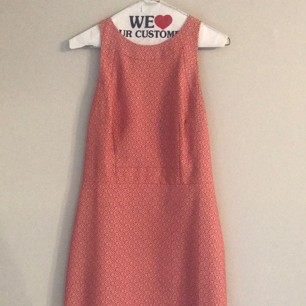 Ann Taylor Peach Floral Dress